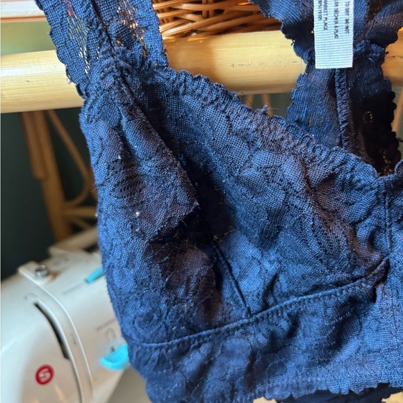 Free People Lace Bralette - Dark Blue - Picture 2 of 4